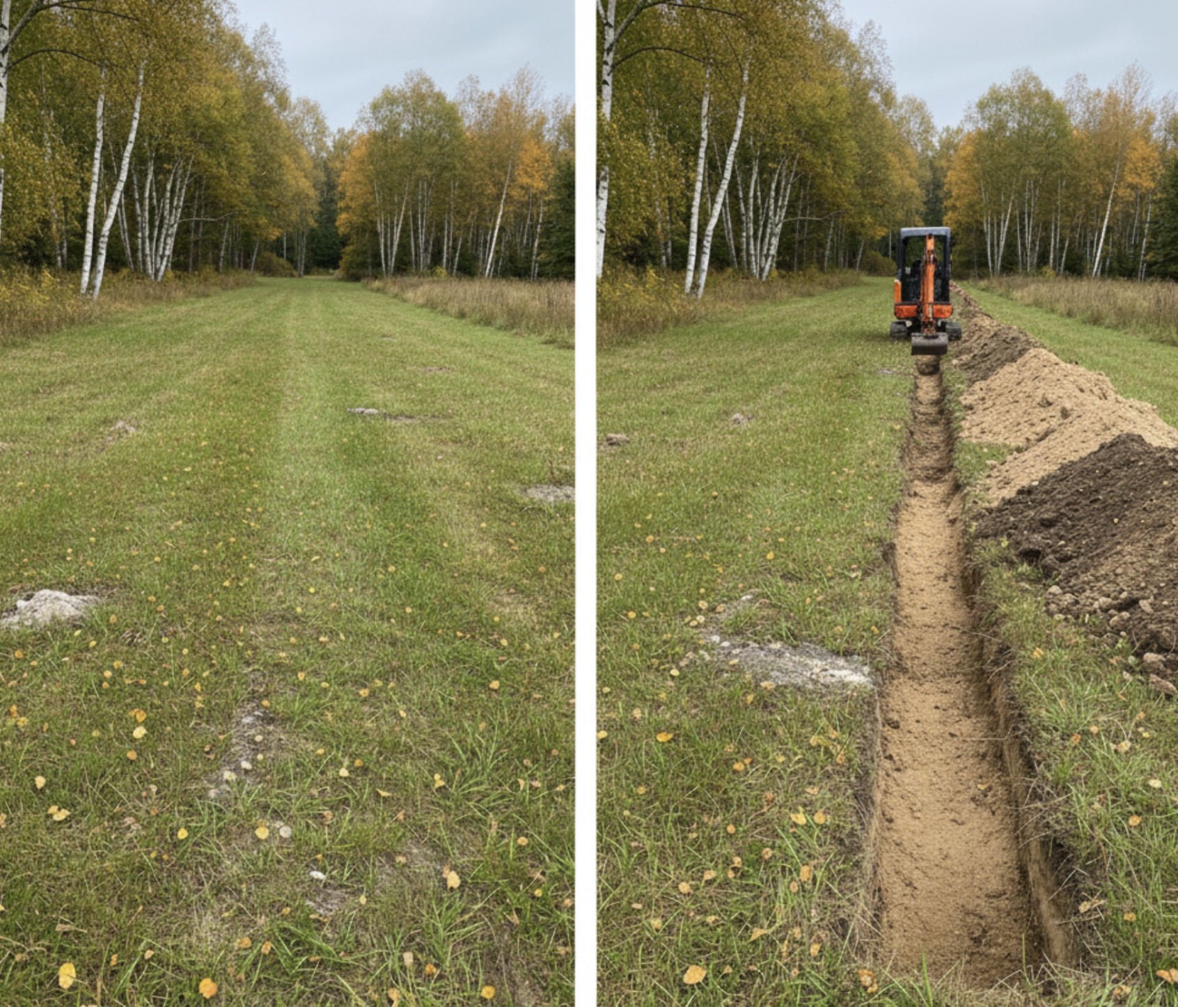 Drainage Trench