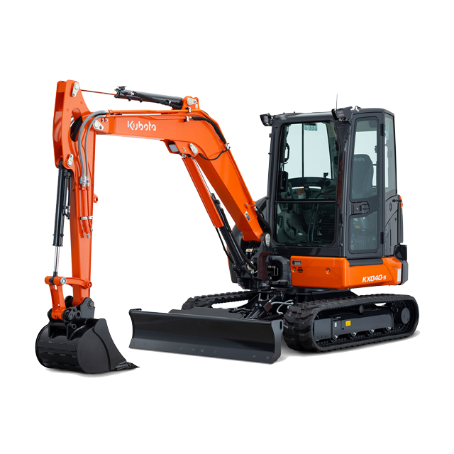 Kubota KX040-5 Compact Excavator — new addition to the Tangerine Tiller fleet